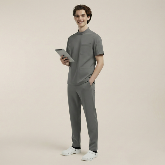 CESSAR - GRİ (ERKEK SCRUB)