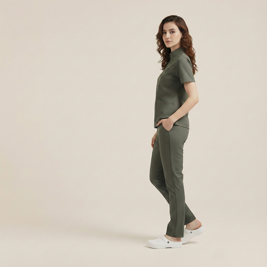 KYRA ZERO - HAKİ (KADIN SCRUB)