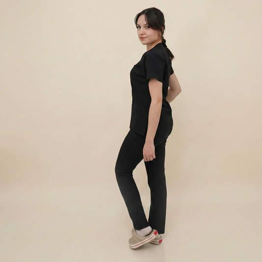 LAGARY SHE - SİYAH (KADIN SCRUB)