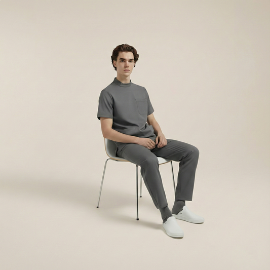 CESSAR - GRİ (ERKEK SCRUB)