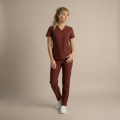 DR GREYS - KİREMİT (KADIN SCRUB)