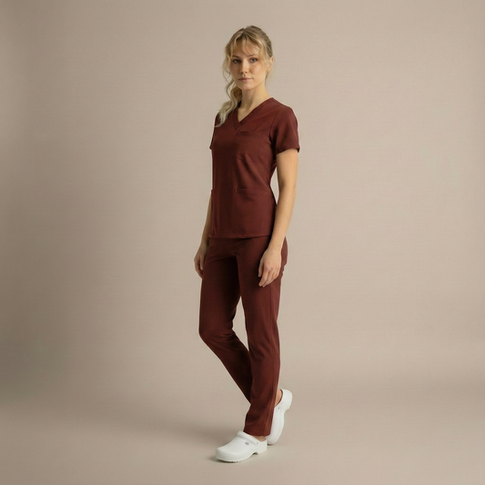 DR GREYS - KİREMİT (KADIN SCRUB)