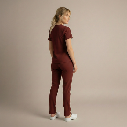 DR GREYS - KİREMİT (KADIN SCRUB)