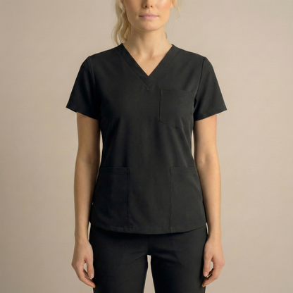 GREYS - SİYAH (KADIN SCRUB ÜST)