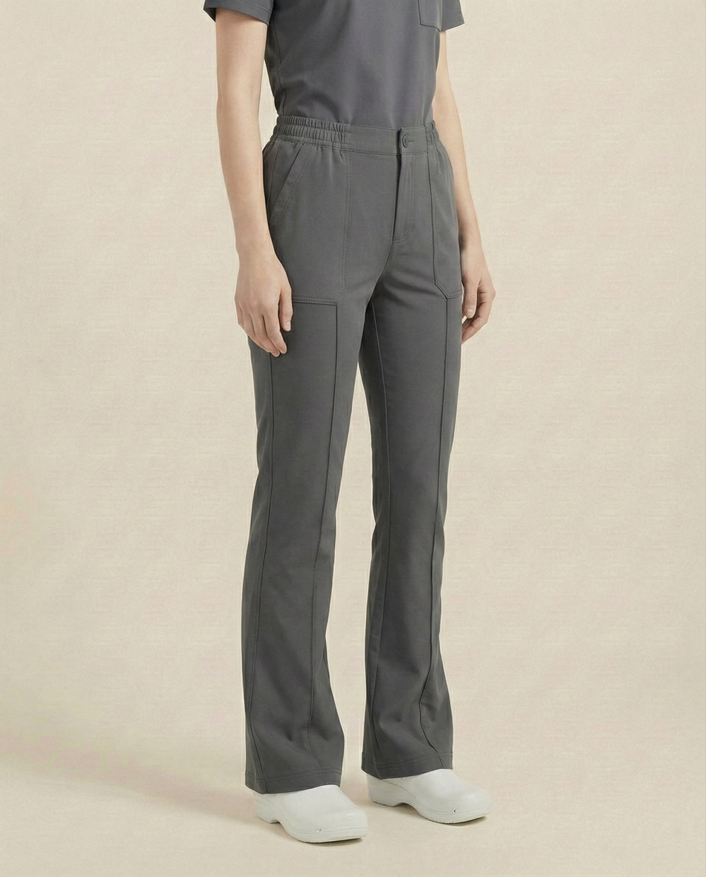 KYRA İSPANYOL - GRİ (KADIN SCRUB PANTOLON)