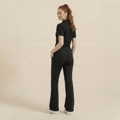 KYRA POLO - SİYAH (KADIN SCRUB)
