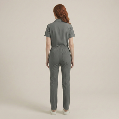KYRA POLO - GRİ (KADIN SCRUB)