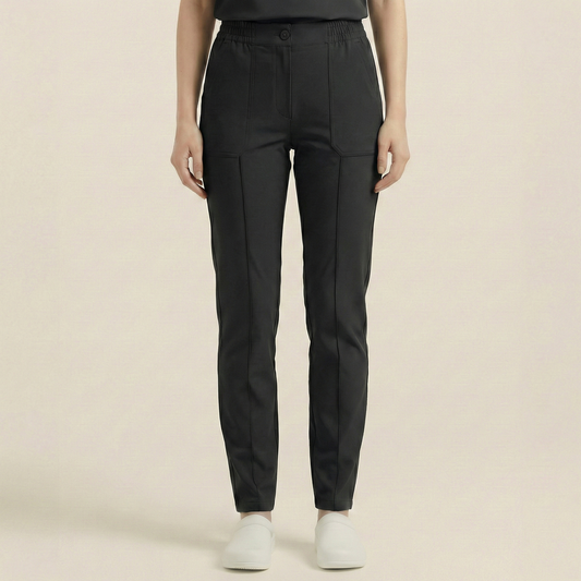 KYRA TROUSER - SİYAH (KADIN SCRUB PANTOLON)