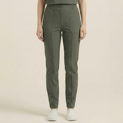 KYRA TROUSER - HAKİ (KADIN SCRUB PANTOLON)