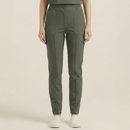 KYRA TROUSER - HAKİ (KADIN SCRUB PANTOLON)