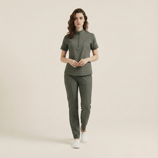 KYRA ZERO - HAKİ (KADIN SCRUB)