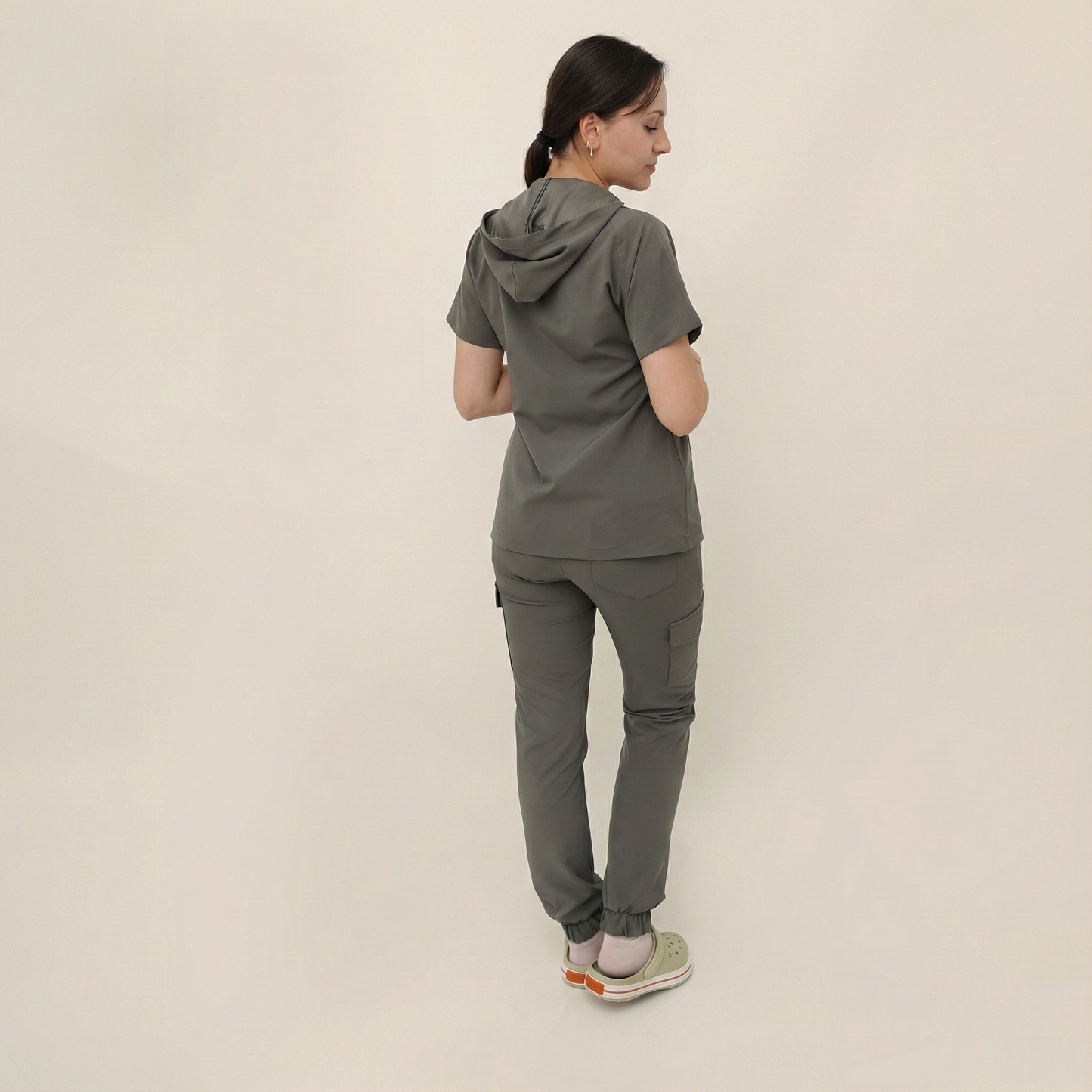 LAGARY S-HOOD - HAKİ (KADIN SCRUB)