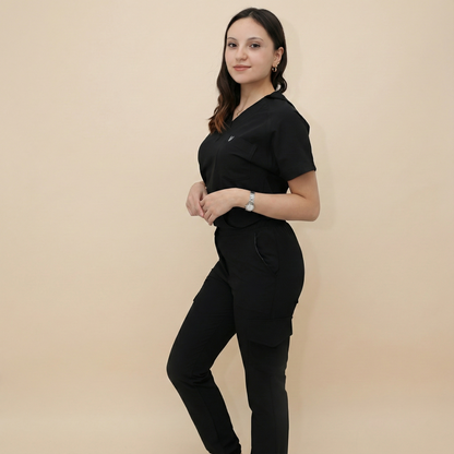 LAGARY S-HOOD - SİYAH (KADIN SCRUB)