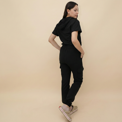 LAGARY S-HOOD - SİYAH (KADIN SCRUB)