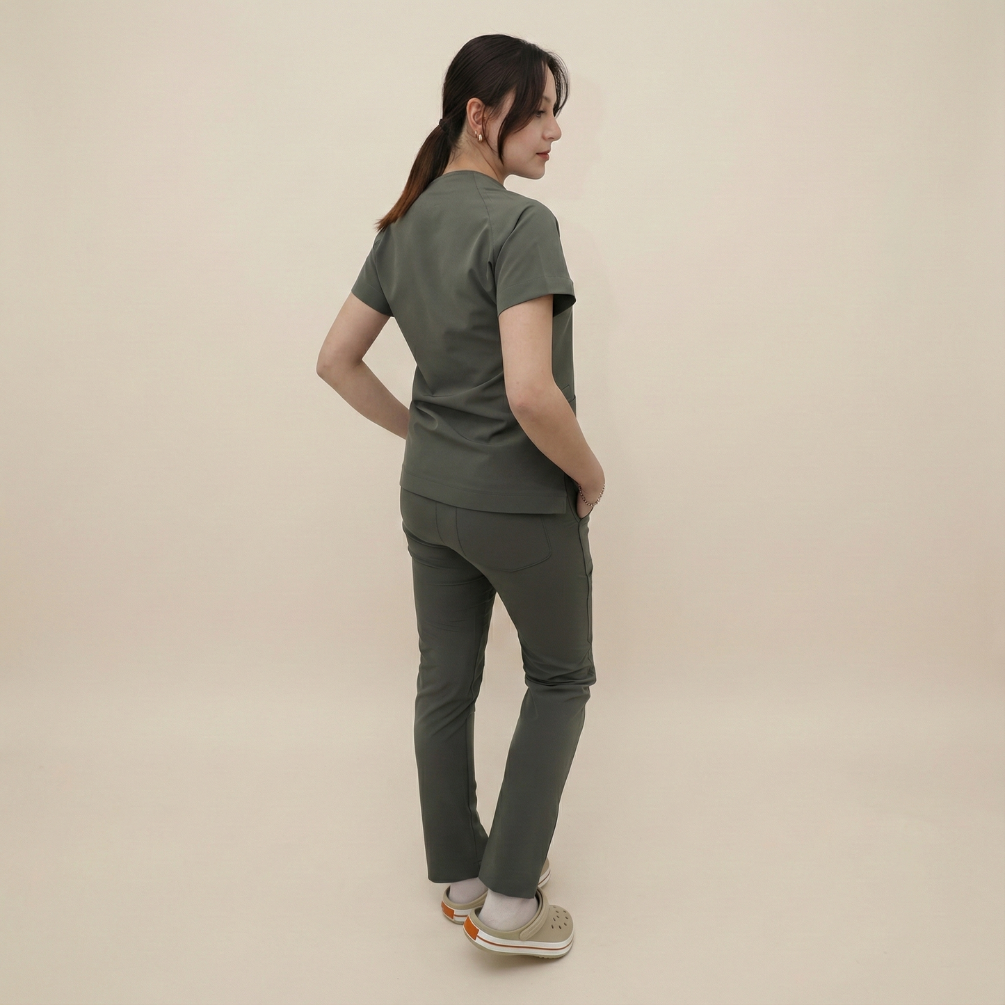 LAGARY SHE - HAKİ (KADIN SCRUB)