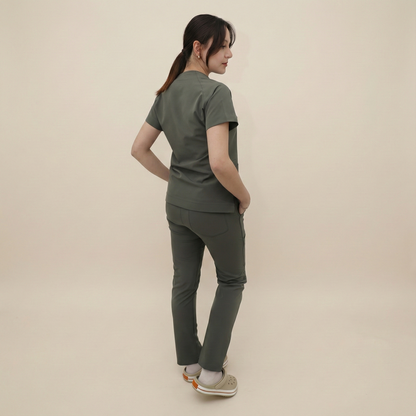 LAGARY SHE - HAKİ (KADIN SCRUB)