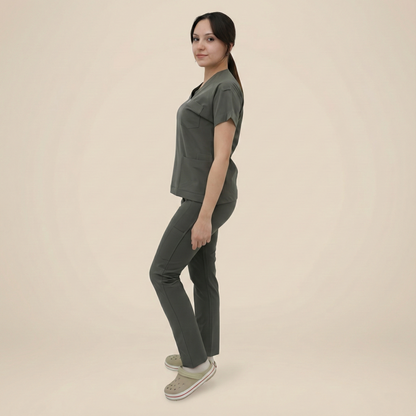 LAGARY SHE - HAKİ (KADIN SCRUB)