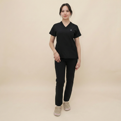 LAGARY SHE - SİYAH (KADIN SCRUB)