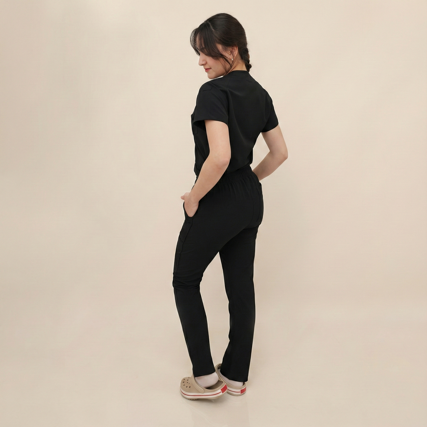 LAGARY SHE - SİYAH (KADIN SCRUB)