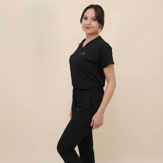 LAGARY SHE - SİYAH (KADIN SCRUB)