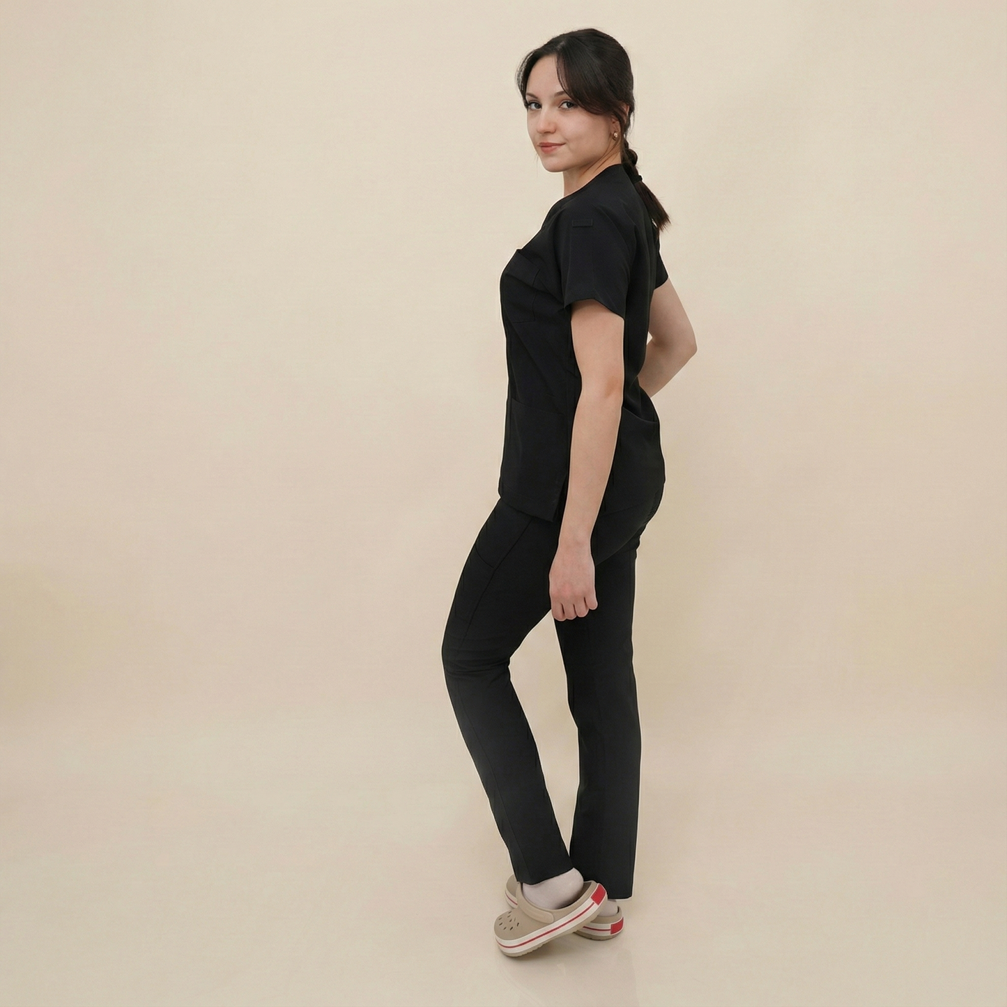 LAGARY SHE - SİYAH (KADIN SCRUB)