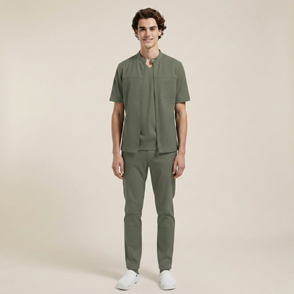 TRIO MEN - HAKİ (ERKEK SCRUB)