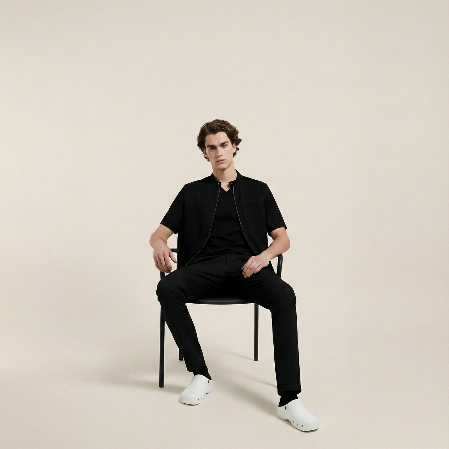 TRIO MEN - SİYAH (ERKEK SCRUB)