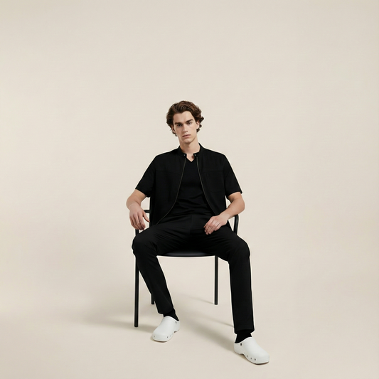 TRIO MEN - SİYAH (ERKEK SCRUB)